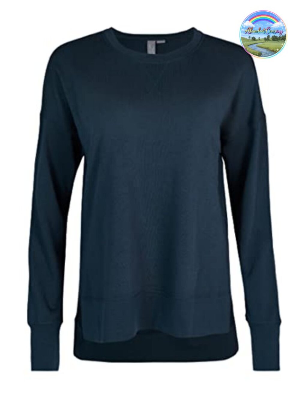 After Class Longline Crewneck Side Slit Sweatshirt